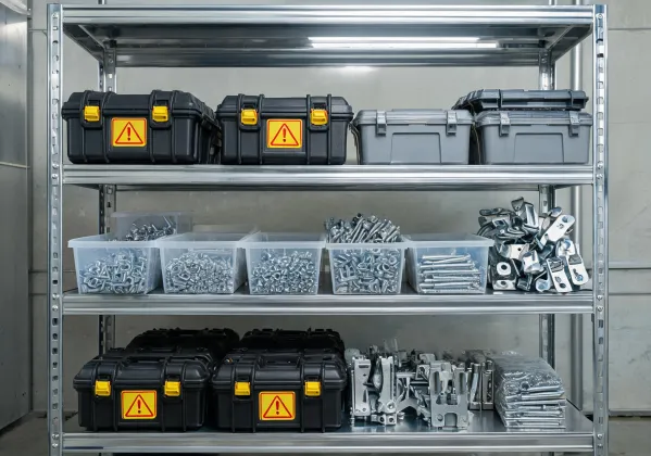 Utility maintenance shelf